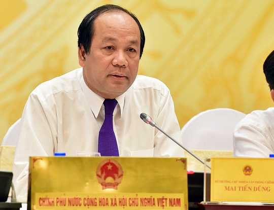 Bộ trưởng, Chủ nhiệm VPCP cho biết Thủ tướng Nguyễn Xuân Phúc yêu cầu rà soát lại tất cả các nội dung đối với ông Nguyễn Minh Quang, Võ Kim Cự theo thẩm quyền, nếu có vấn đề sẽ xử lý theo quy định” – Ảnh: Thế Dũng