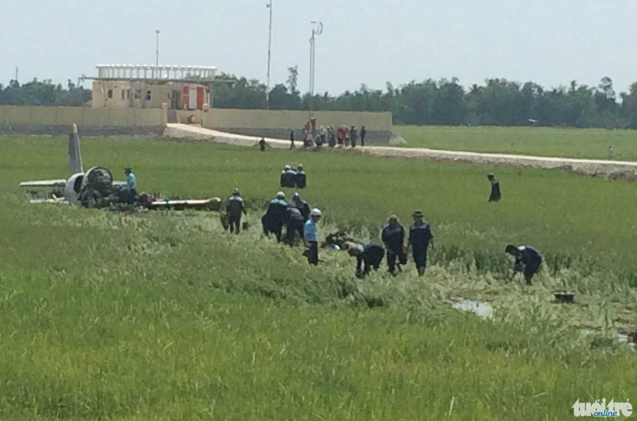 Phần thân máy bay còn khá nguyên vẹn