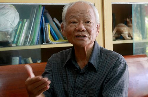 Tiến sĩ Nguyễn Tác An khẳng định đơn vị tư vấn tự để tên ông vào danh sách nhà khoa học. Ảnh: Xuân Ngọc