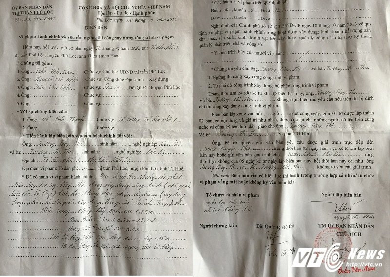 Hinh anh Nguyen Chanh an huyen xay nhieu hang muc khong phep khi mo quan ca phe?