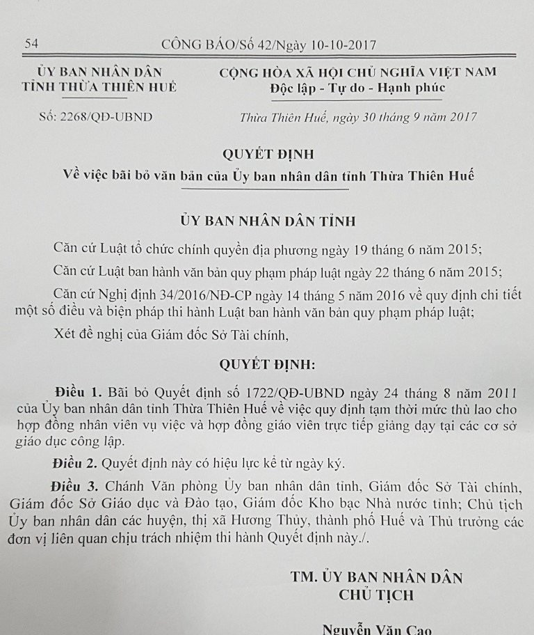 Cap duong Hue bi cat luong nha nuoc 3