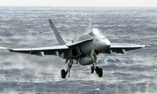 Tiêm kích F/A-18C của quân đội Mỹ. Ảnh: US Navy