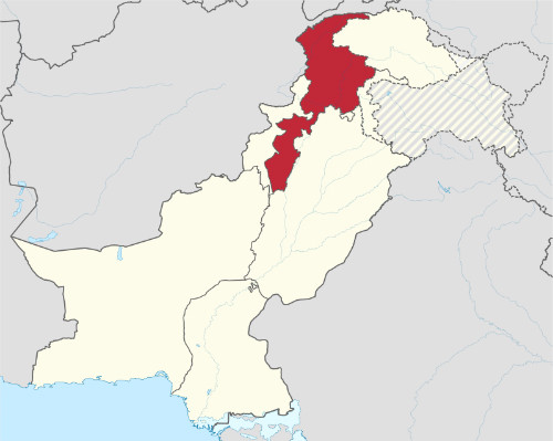 Tỉnh Khyber-Pakhtunkhwa ở miền bắc đất nước. Đồ họa: Wiki