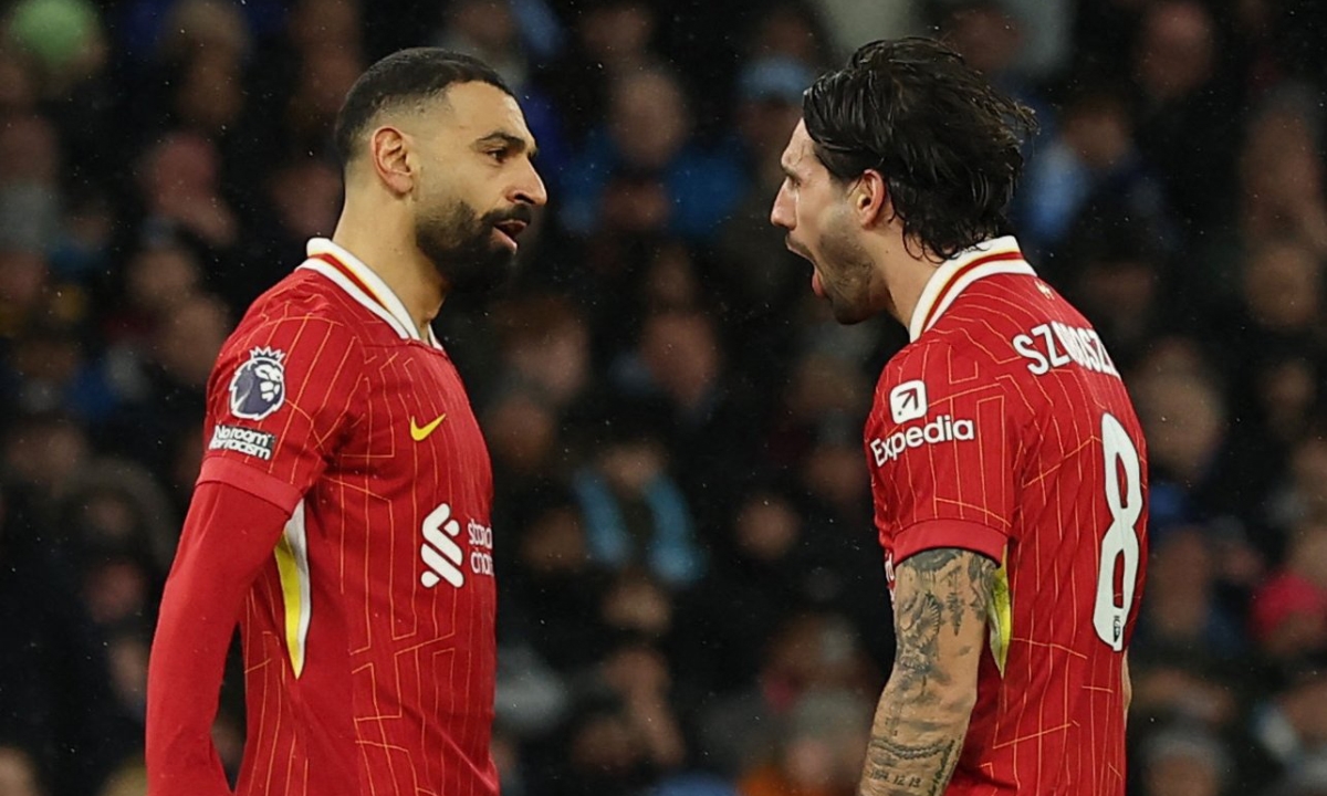 Salah xuất sắc, Liverpool khiến Man City chạm mốc chưa từng có