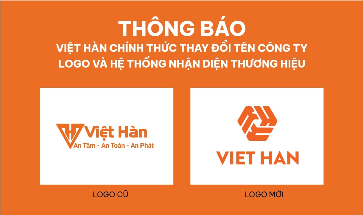 Viet Han Tadama.,JSC chính thức thay đổi tên và hệ thống nhận diện thương hiệu