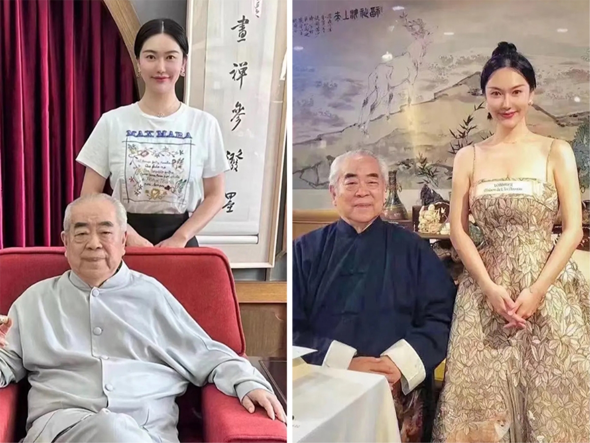 Nghệ sĩ Trung Quốc 86 tuổi công khai vợ thứ 4 kém 50 tuổi