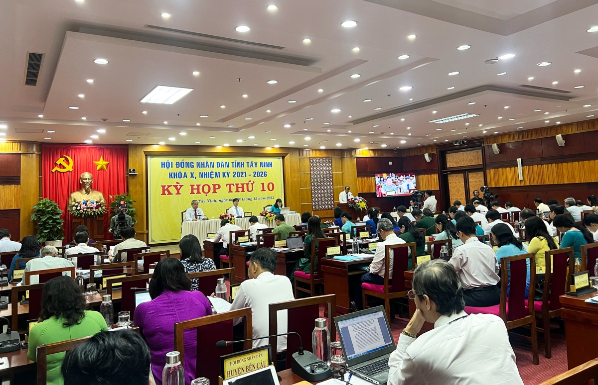 Kỳ họp thứ 10 HĐND tỉnh Tây Ninh khoá X: Lấy phiếu tín nhiệm 29 chức danh