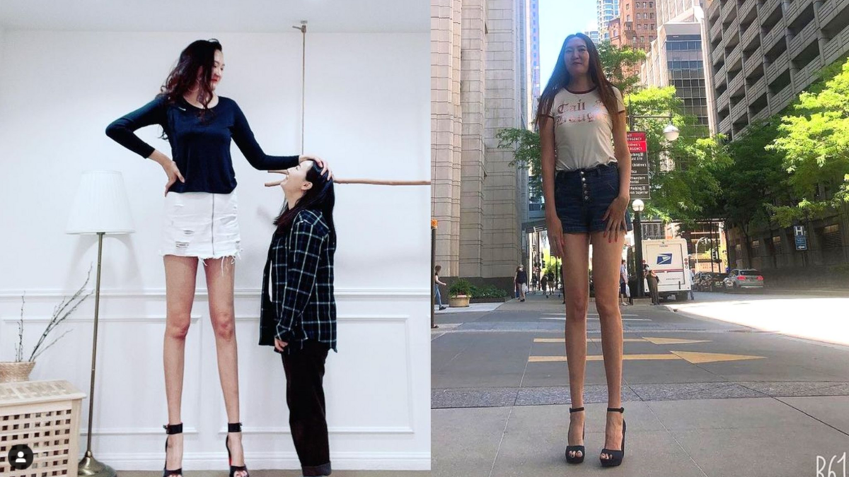 Vào lớp 1 đã cao gần 1m7, cô gái có đôi chân dài bậc nhất ...