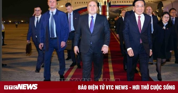 Thủ tướng Nga Mikhail Vladimirovich Mishustin bắt đầu thăm chính thức ...