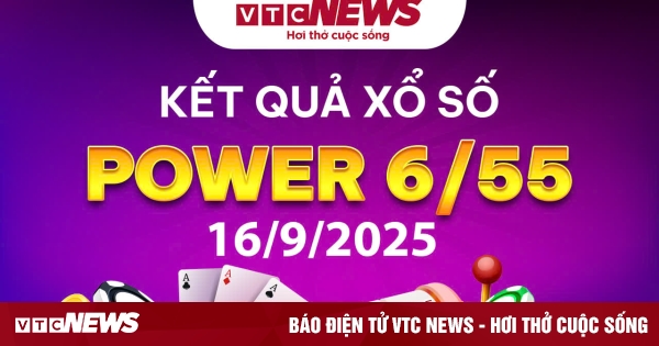 Vietlott 16/9 - Kết quả xổ số Vietlott hôm nay 16/9/2025 - Xổ số Power 6/55