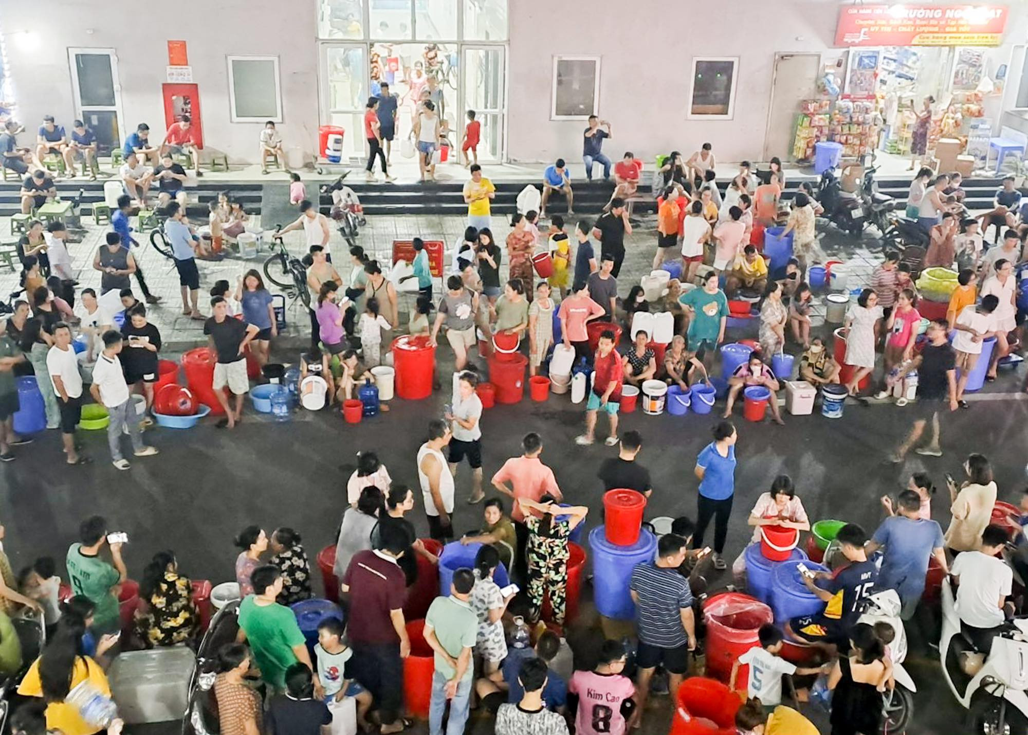 Mất nước, ô nhiễm nước Khu đô thị Thanh Hà