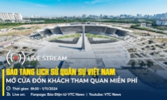 Trực tiếp: Bảo tàng Lịch sử Quân sự Việt Nam mở cửa đón khách tham quan miễn phí