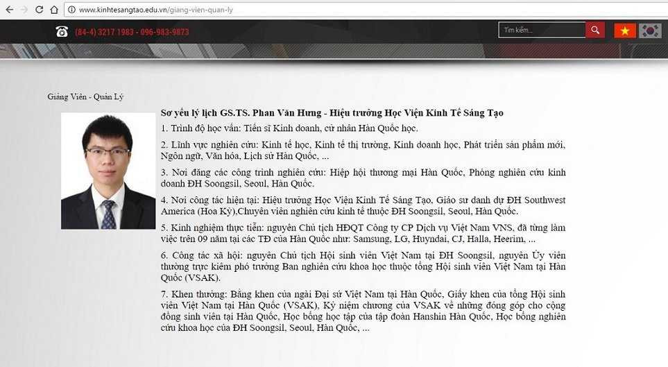 'Hiệu trưởng chửi học viên tục tĩu' vẫn tự nhận là giáo sư