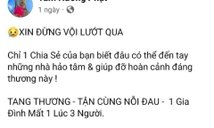 Đăng ảnh 3 người chết đuối hơn 2 năm trước ở Quảng Nam để kêu gọi từ thiện
