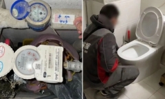 Cặp vợ chồng uống nước từ đường ống toilet suốt 6 tháng mà không hề biết