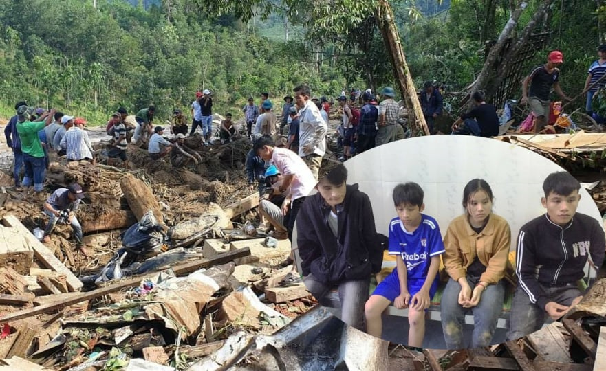 Dựng nhà tạm cho dân ở ngôi làng bị ‘xóa sổ’ sau sạt lở núi