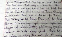 Ngộ nghĩnh bài văn học sinh tiểu học tả thực