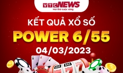 Vietlott Power 6/55 4/3 - Kết quả xổ số Vietlott hôm nay 4/3/2023