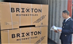 Phát hiện lô môtô hiệu Brixton 'vô chủ' trị giá 3 tỷ đồng
