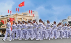 Hải Phòng hợp luyện diễu hành kỷ niệm 70 năm ngày giải phóng