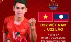 Xem trực tiếp U22 Việt Nam - U22 Lào Bảng B bóng đá SEA Games 32