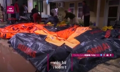 Thảm họa sóng thần Indonesia: Tang thương cảnh xác người la liệt chờ nhận dạng