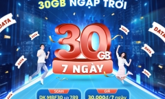 MobiFone ưu đãi 30Gb tri ân khách hàng mừng sinh nhật 30 năm