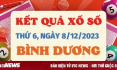 Kết quả xổ số Bình Dương hôm nay 8/12 - XSBD 8/12/2023