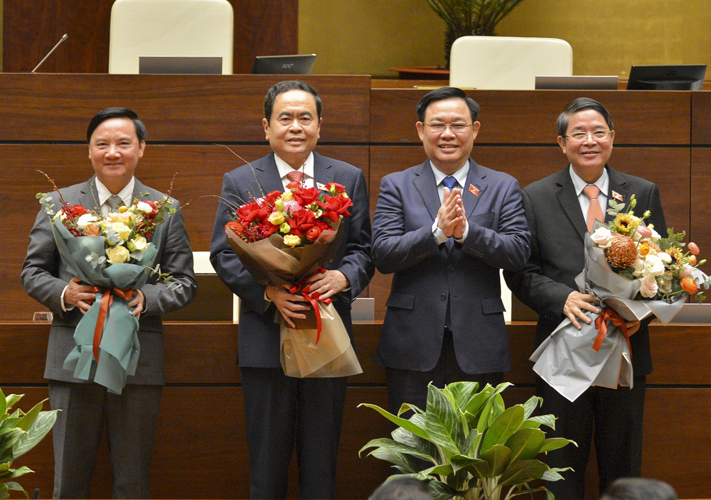 Quốc hội bầu 4 Phó Chủ tịch Quốc hội khoá XV