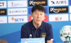 U23 Indonesia thua U23 Việt Nam, HLV Shin Tae-yong đổ lỗi cho trọng tài
