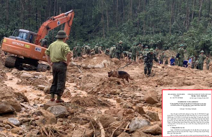 Sau 28 ngày mới tìm thấy thi thể nghi công nhân mất tích do sạt lở ở Rào Trăng 3