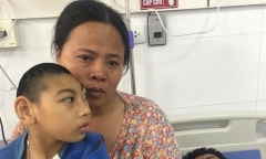 Nỗi đau tột cùng của người phụ nữ 40 tuổi, chồng thủng tạng cấp cứu, con bị teo não bẩm sinh