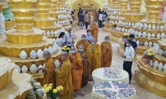 Hầm chứa tro cốt ở chùa Kỳ Quang 2 trước ngày người dân vào nhận diện