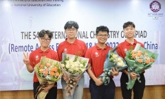 Cả 4 học sinh Việt Nam giành Huy chương vàng Olympic Hoá học quốc tế 2022