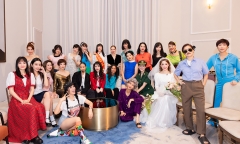 Dàn 'chị đẹp' hoá trang: Mỹ Linh làm con gái Mỹ Anh, Diệu Nhi đóng giả ông xã