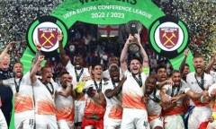Ghi bàn phút 90, West Ham vô địch UEFA Conference League