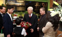 Tổng Bí thư Nguyễn Phú Trọng gặp mặt người Việt tại Nga