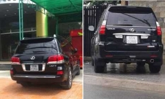 Hai xe Lexus dùng chung biển số 'nhà nghèo'