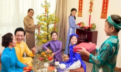 Cách trang trí nhà Tết hút tài lộc