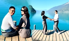 Sao Việt 4/10: Chí Trung tình tứ cùng bạn gái tại điểm quay 'Hạ cánh nơi anh'