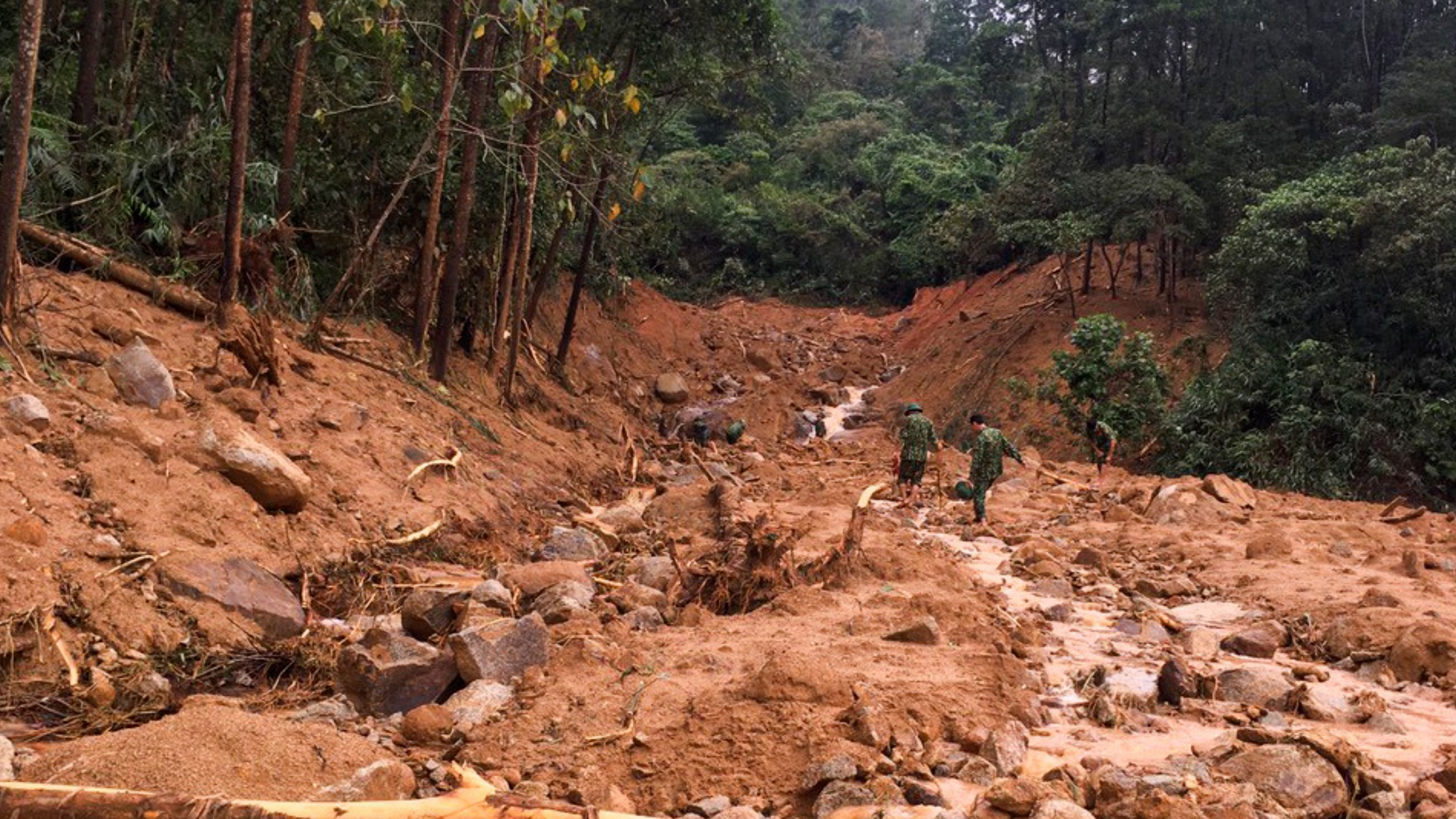 Sau 28 ngày mới tìm thấy thi thể nghi công nhân mất tích do sạt lở ở Rào Trăng 3