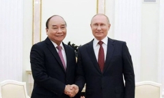 Chủ tịch nước và Tổng thống Putin trao đổi điện mừng
