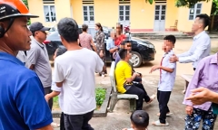 Nổ bóng bay ngày khai giảng, 7 học sinh nhập viện