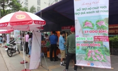 Dân Thủ đô vây kín mua thịt heo sạch đồng giá 39.000đ/kg