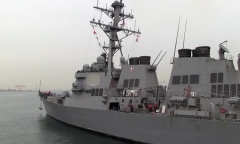 Video: Cận cảnh tàu khu trục USS Fitzgerald tối tân của Hải quân Mỹ