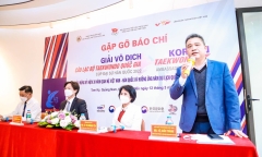 1000 VĐV tham dự Giải Taekwondo các CLB toàn quốc 2022