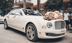 Màn rước dâu bằng xe siêu sang Bentley Mulsanne của hot girl Hải Phòng