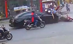 Danh tính tài xế 'ô tô điên' lùa loạt xe máy, xe tải ở Bình Dương