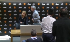 Mourinho họp báo 11 giây, nói đúng 1 từ