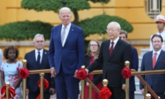 Lễ đón chính thức Tổng thống Mỹ Joe Biden thăm Việt Nam